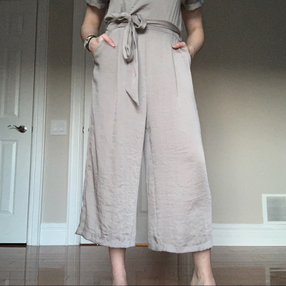 Satin jumpsuit 🤍 - Picture 3 of 15